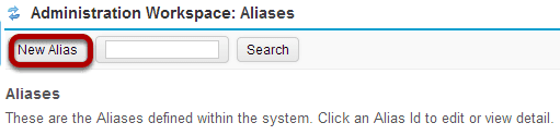 Click New Alias.