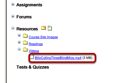 Locate and select the mp4 video file that you want to embed in the text box.