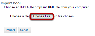 Click Choose File.