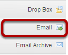 To access this tool, select the Email tool from the Tool Menu of your site.